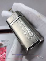 ARW 1:1 Replica Cartier 2019 New Style Limited Editions Stainless Steel Jet lighter Silver Lighter